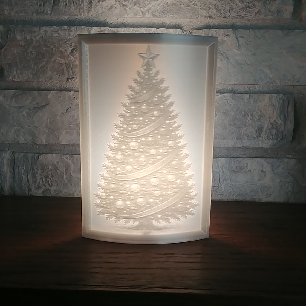 Christmas Tree Lighted Accent 3D STL File