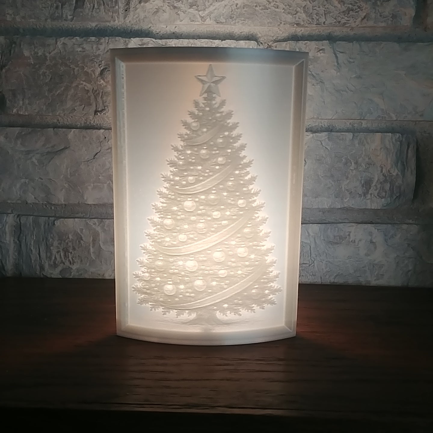 Christmas Tree Lighted Accent 3D STL File