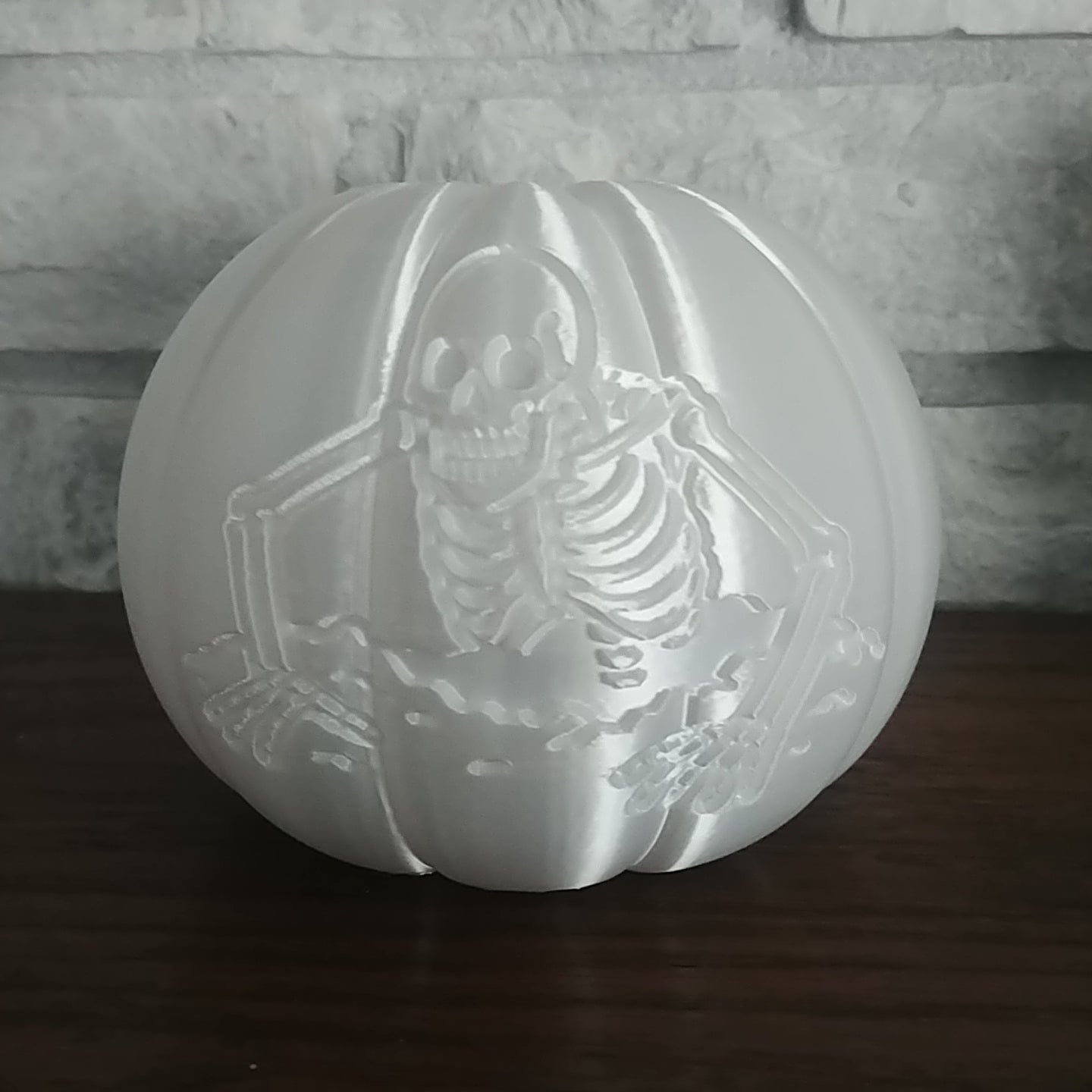 Halloween Crawling Skeleton Small Pumpkin 3D STL file