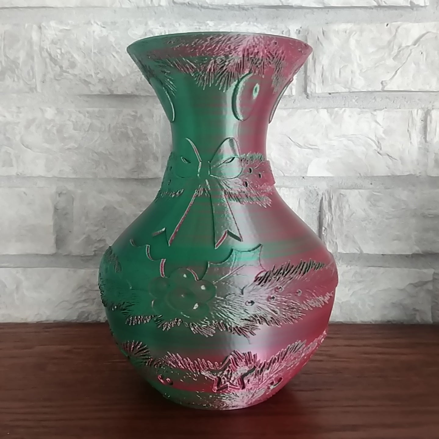 Vase Style#2 Christmas Wrap 3D STL File