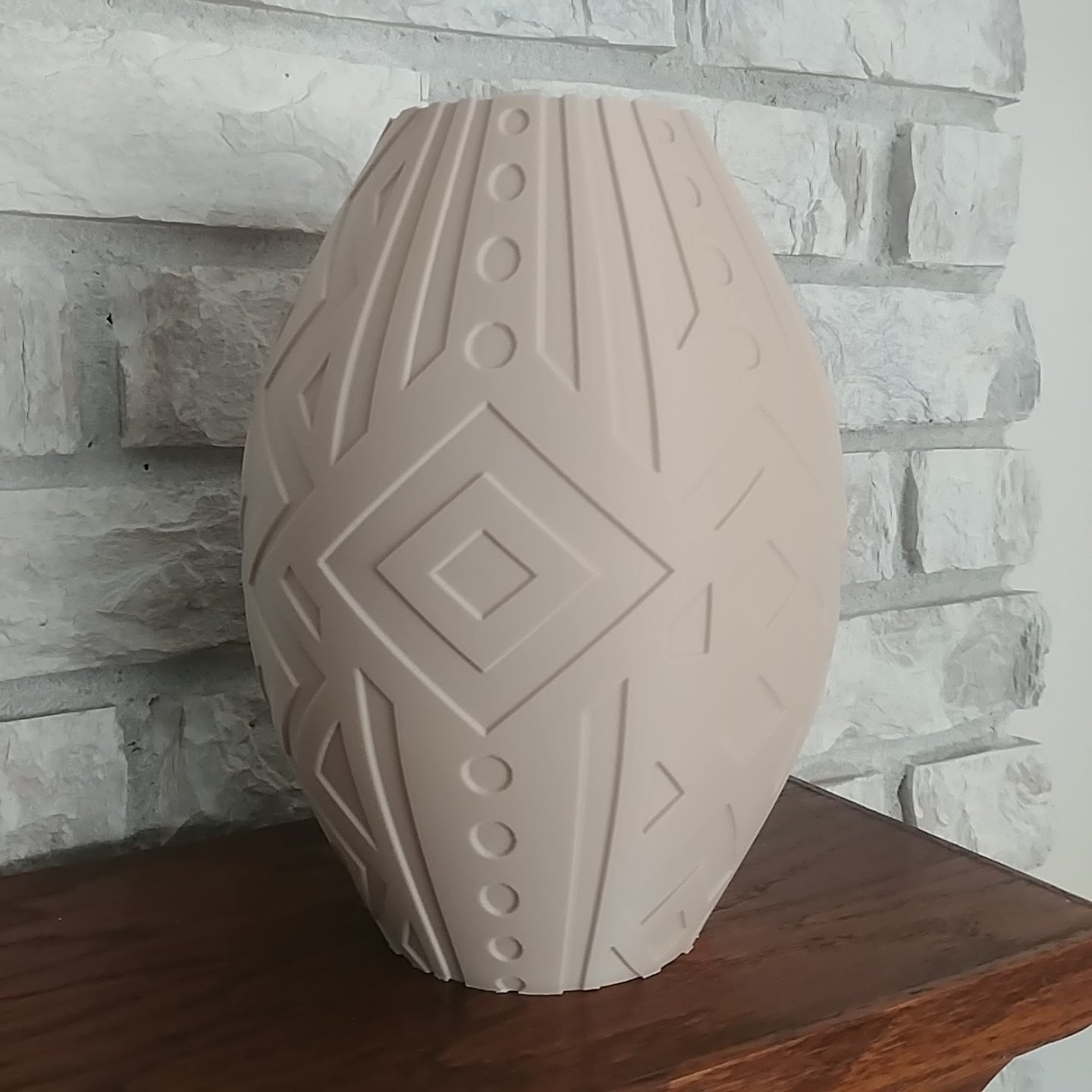 Vase Style#5 Tribal Pattern - Physical Product