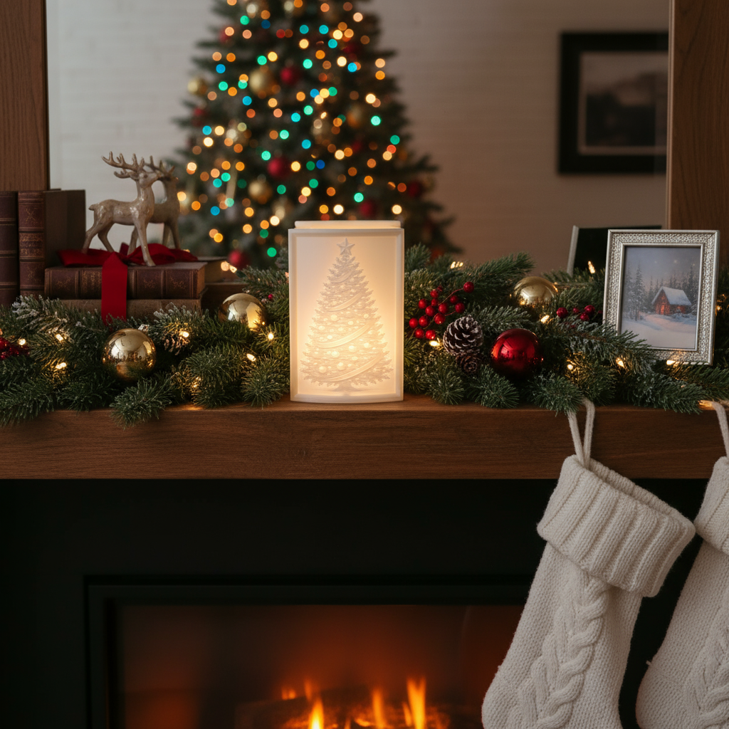 Christmas Tree Lighted Accent Home Promotion