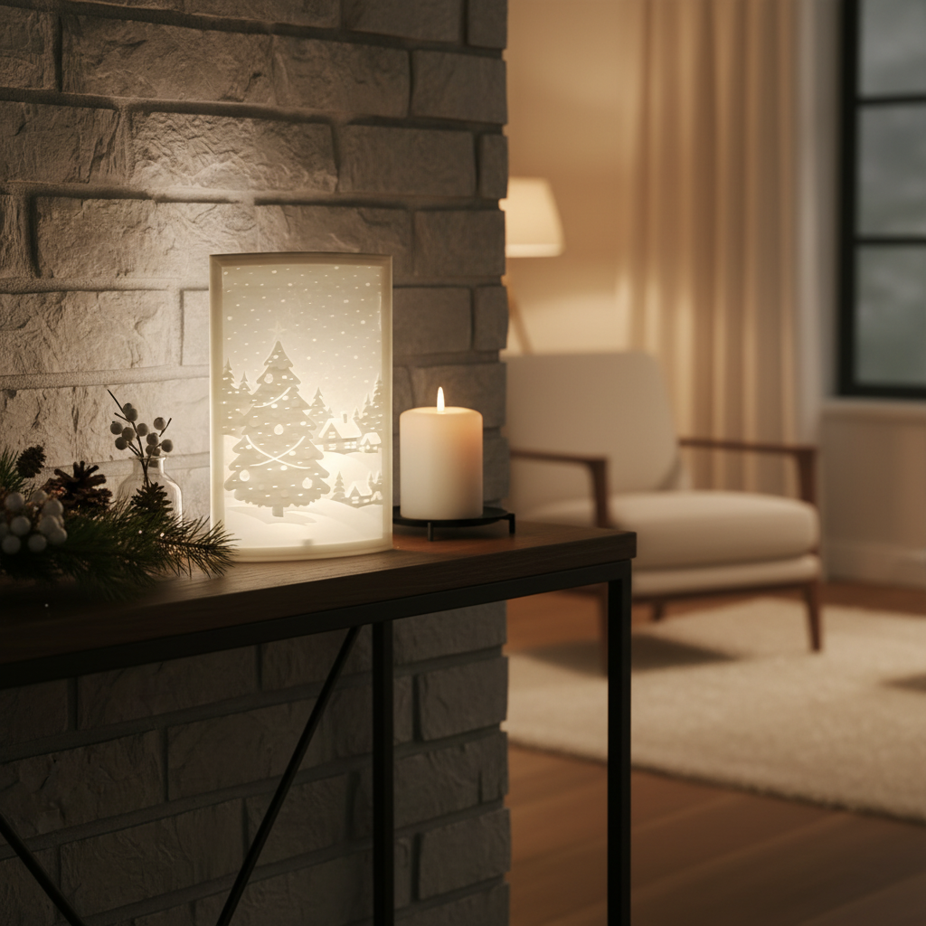 Christmas Tree Scene Lighted Accent promotional image