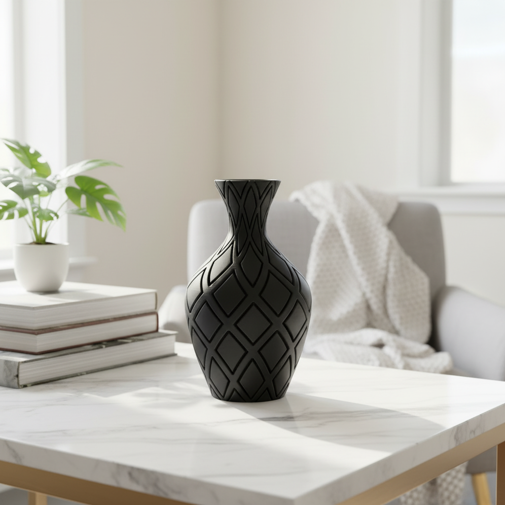 Vase-Embedded Diamond Weave promotional image